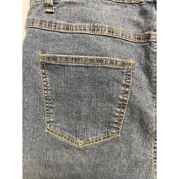 COS Jeans Women’s 12 Embellished Embroidered Boot Cut Stretch Denim Size 14 - Picture 9 of 15
